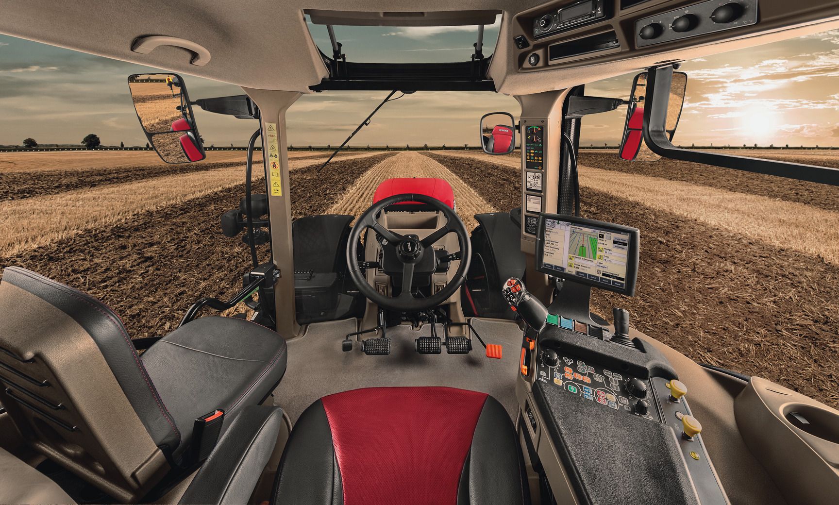Cabina Case IH con AFS